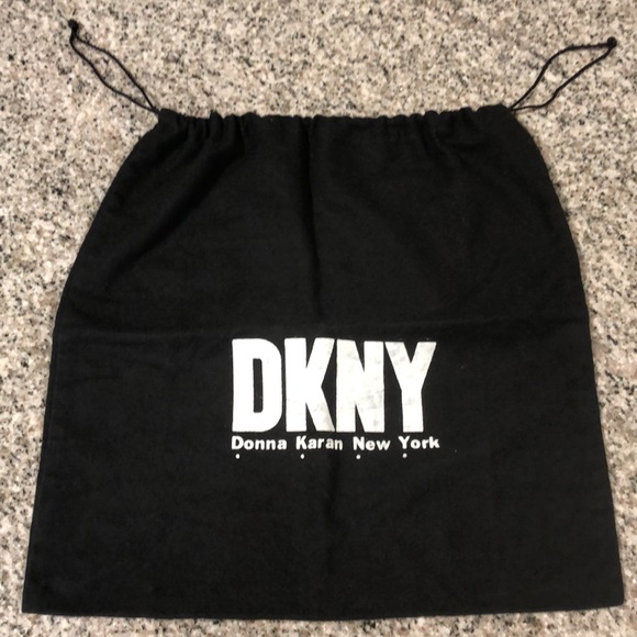 Vintage DKNY Dust Bag With Drawstring 14.5” Length  x  14”Width - Picture 10 of 12